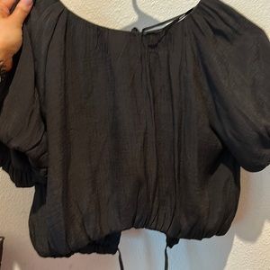 Forever 21 Black Crop Top